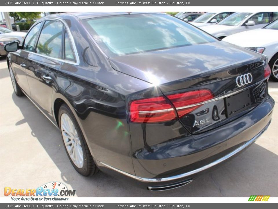 2015 Audi A8 L 3.0T quattro Oolong Gray Metallic / Black Photo #6