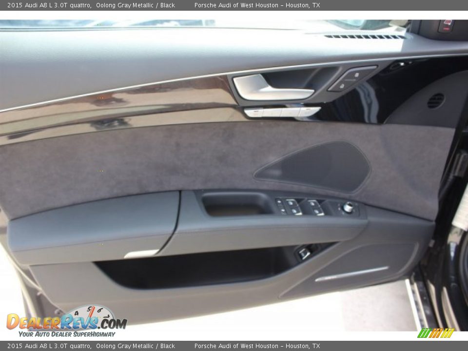 2015 Audi A8 L 3.0T quattro Oolong Gray Metallic / Black Photo #8