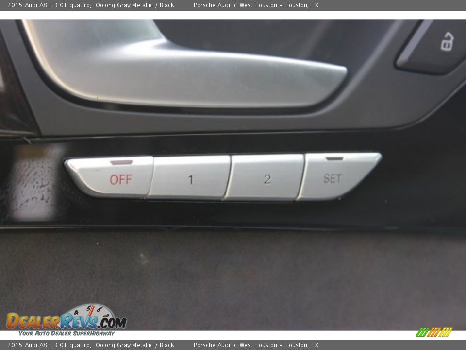 2015 Audi A8 L 3.0T quattro Oolong Gray Metallic / Black Photo #10