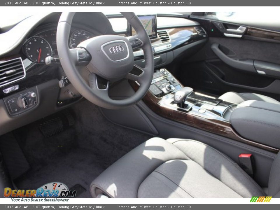 2015 Audi A8 L 3.0T quattro Oolong Gray Metallic / Black Photo #13