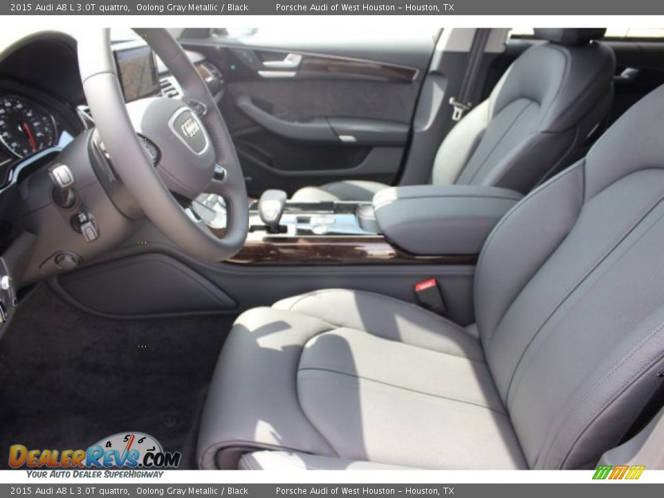 2015 Audi A8 L 3.0T quattro Oolong Gray Metallic / Black Photo #14