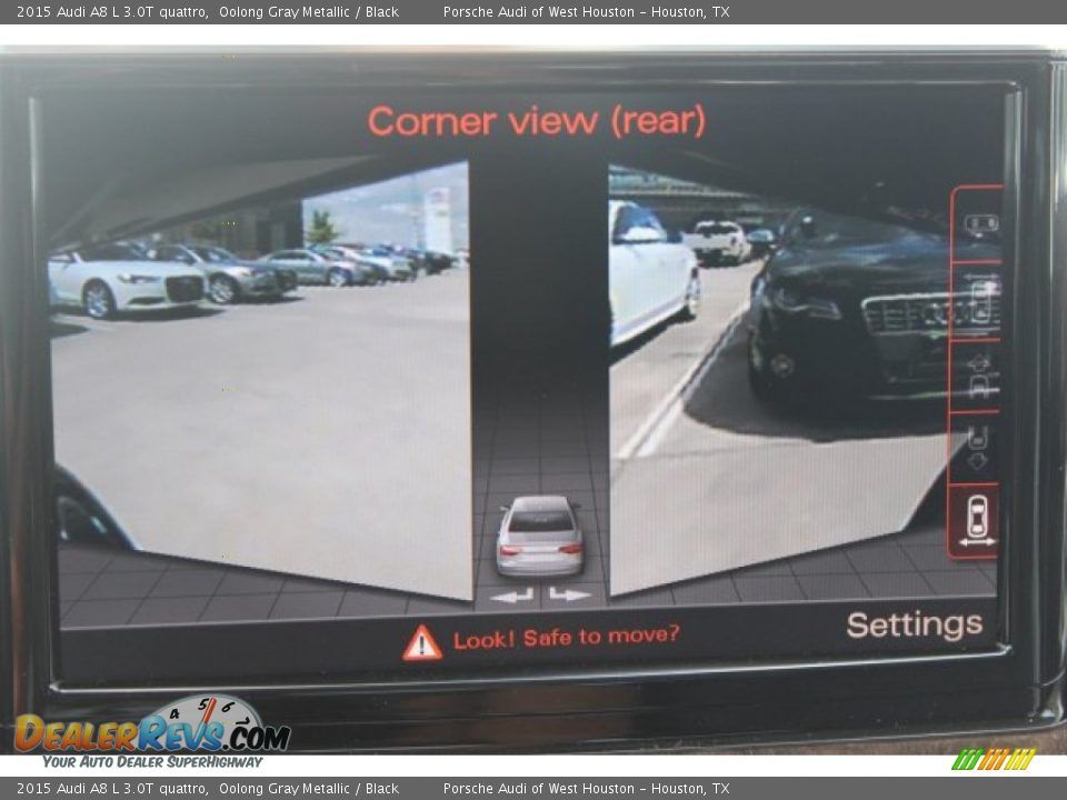 2015 Audi A8 L 3.0T quattro Oolong Gray Metallic / Black Photo #22