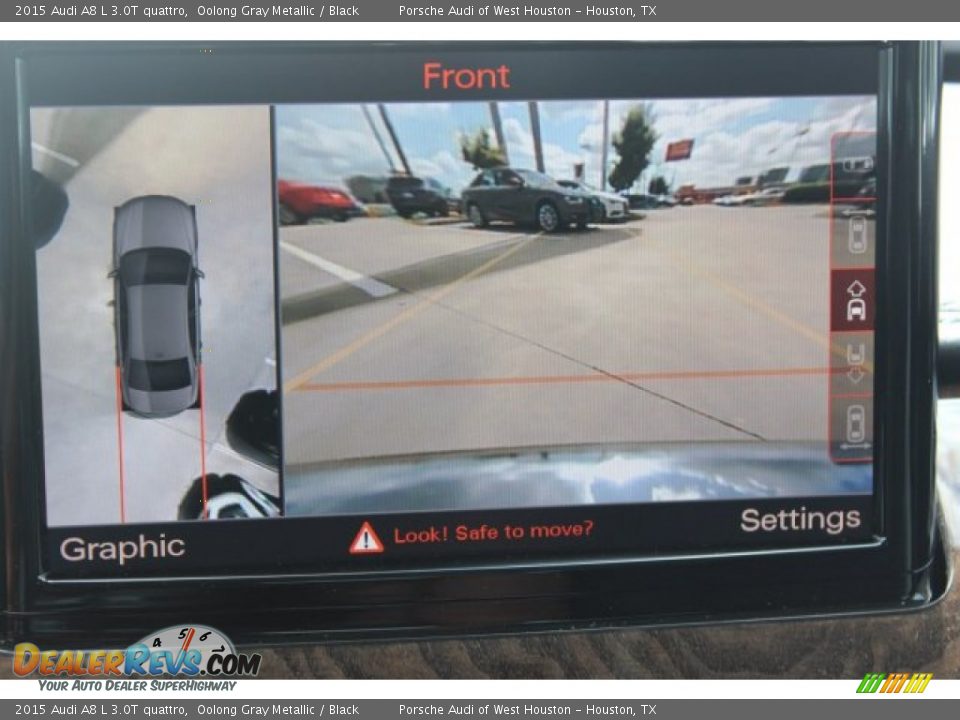 2015 Audi A8 L 3.0T quattro Oolong Gray Metallic / Black Photo #23