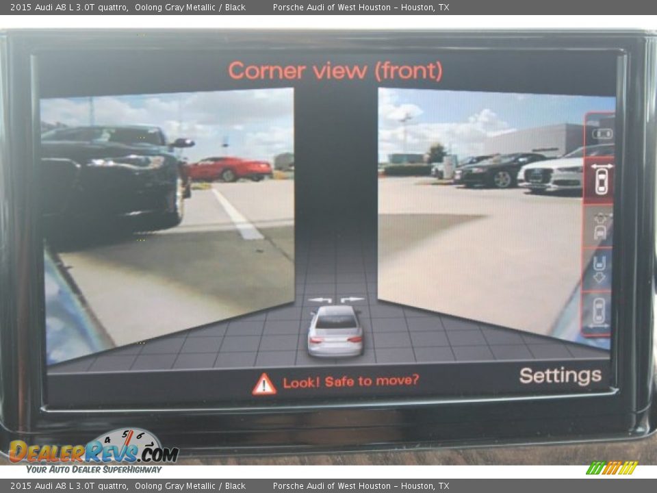 2015 Audi A8 L 3.0T quattro Oolong Gray Metallic / Black Photo #24