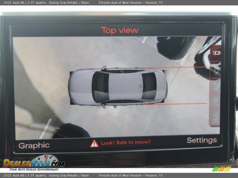 2015 Audi A8 L 3.0T quattro Oolong Gray Metallic / Black Photo #25
