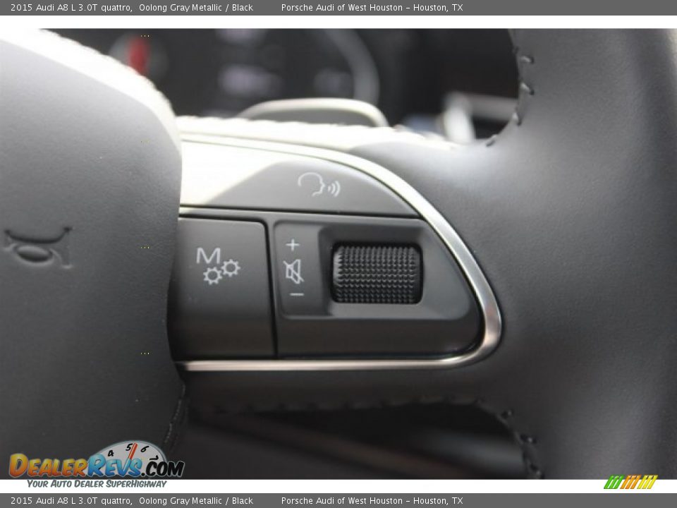2015 Audi A8 L 3.0T quattro Oolong Gray Metallic / Black Photo #32