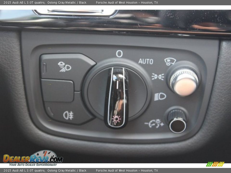 2015 Audi A8 L 3.0T quattro Oolong Gray Metallic / Black Photo #35