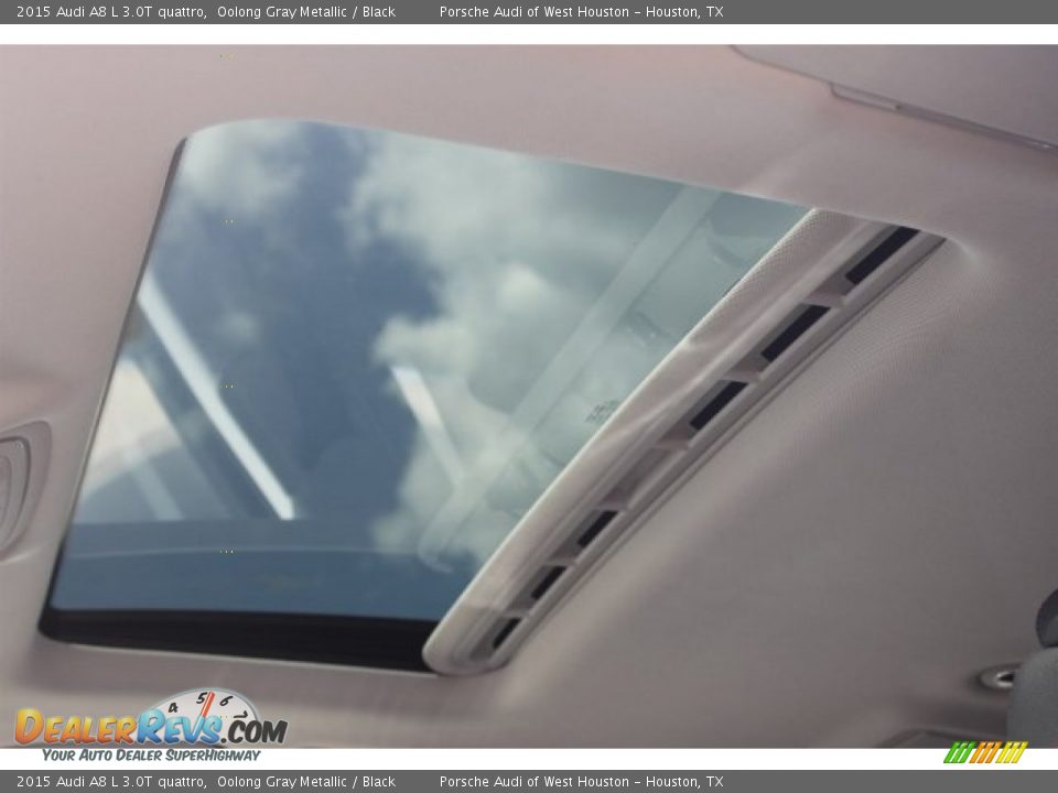 2015 Audi A8 L 3.0T quattro Oolong Gray Metallic / Black Photo #36