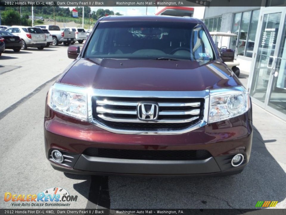 2012 Honda Pilot EX-L 4WD Dark Cherry Pearl II / Black Photo #5