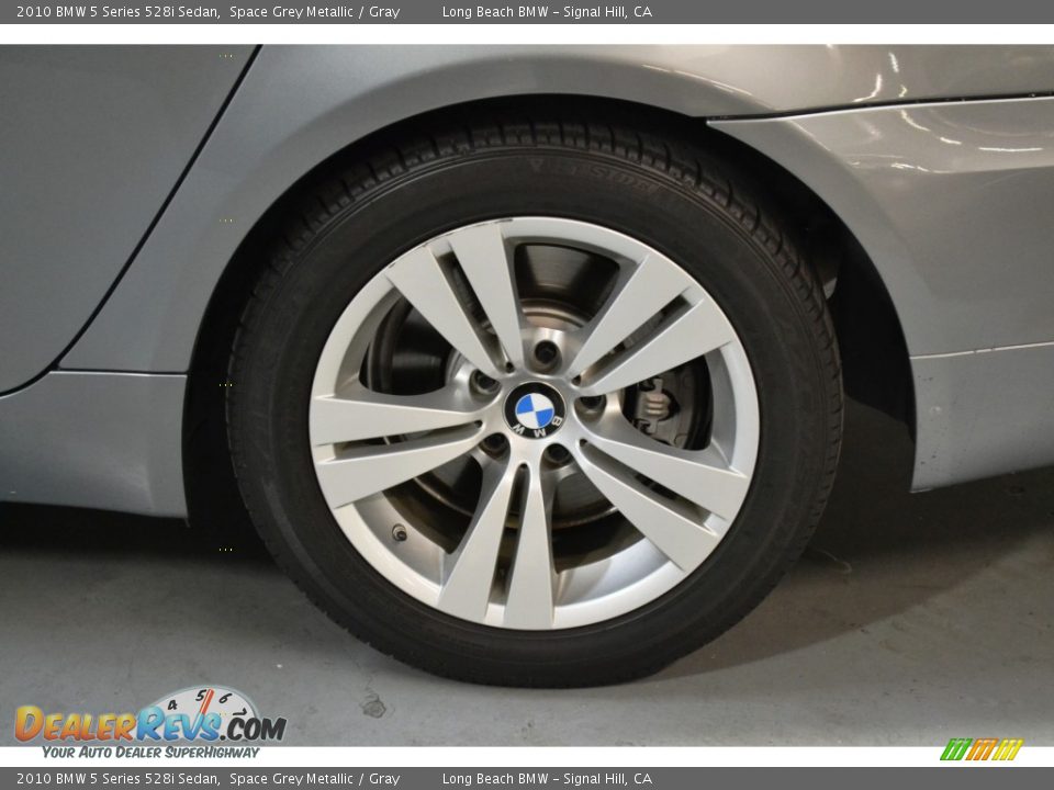 2010 BMW 5 Series 528i Sedan Space Grey Metallic / Gray Photo #8