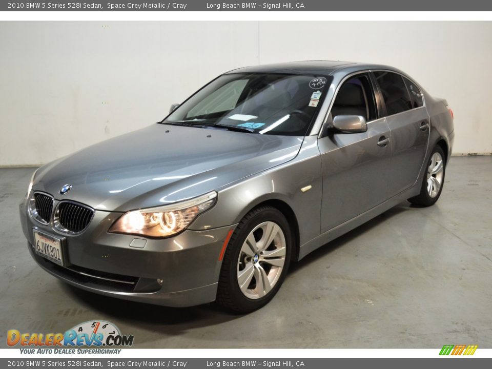 2010 BMW 5 Series 528i Sedan Space Grey Metallic / Gray Photo #9