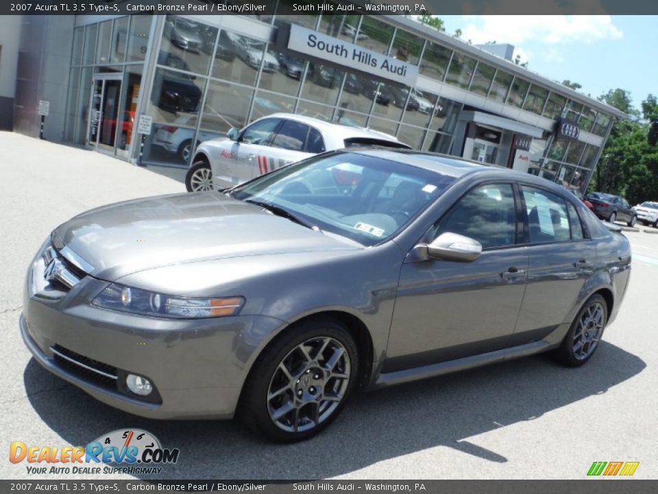 2007 Acura TL 3.5 Type-S Carbon Bronze Pearl / Ebony/Silver Photo #1