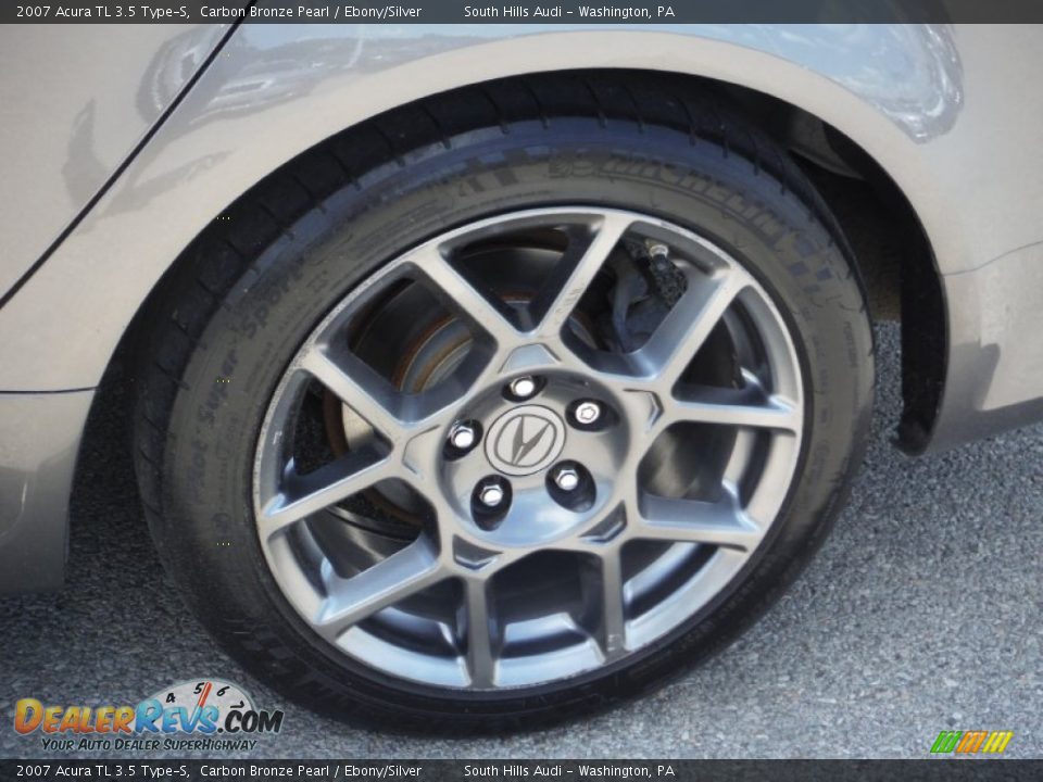 2007 Acura TL 3.5 Type-S Carbon Bronze Pearl / Ebony/Silver Photo #4