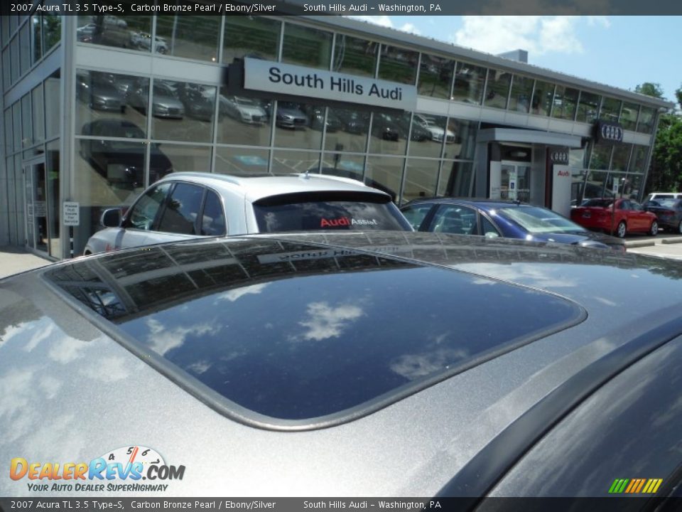 2007 Acura TL 3.5 Type-S Carbon Bronze Pearl / Ebony/Silver Photo #5