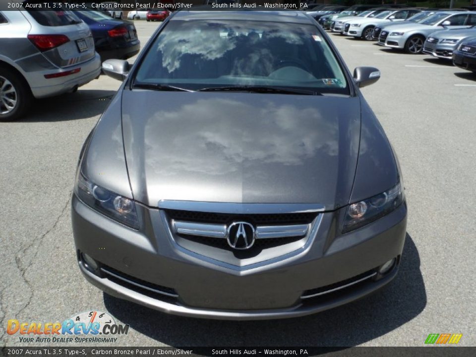 2007 Acura TL 3.5 Type-S Carbon Bronze Pearl / Ebony/Silver Photo #6