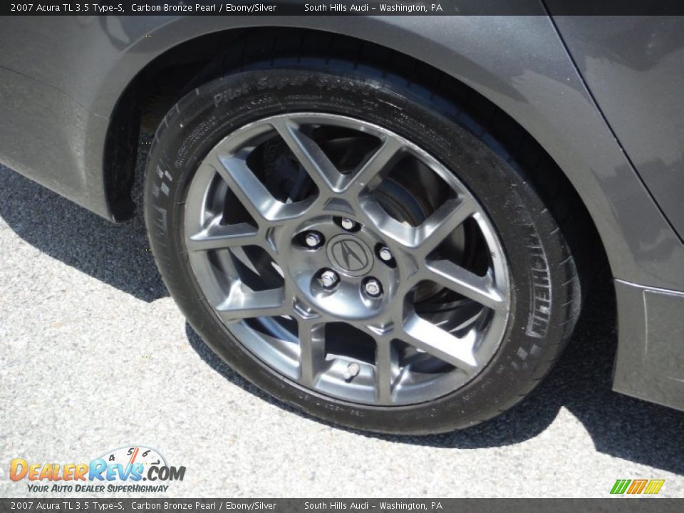 2007 Acura TL 3.5 Type-S Carbon Bronze Pearl / Ebony/Silver Photo #10
