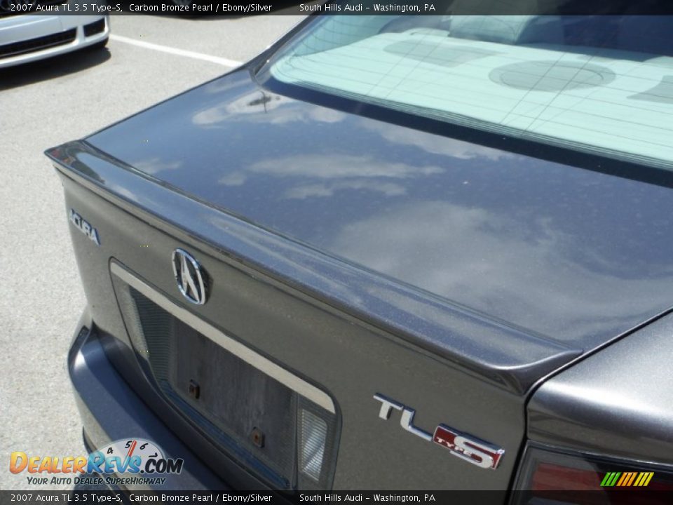 2007 Acura TL 3.5 Type-S Carbon Bronze Pearl / Ebony/Silver Photo #12