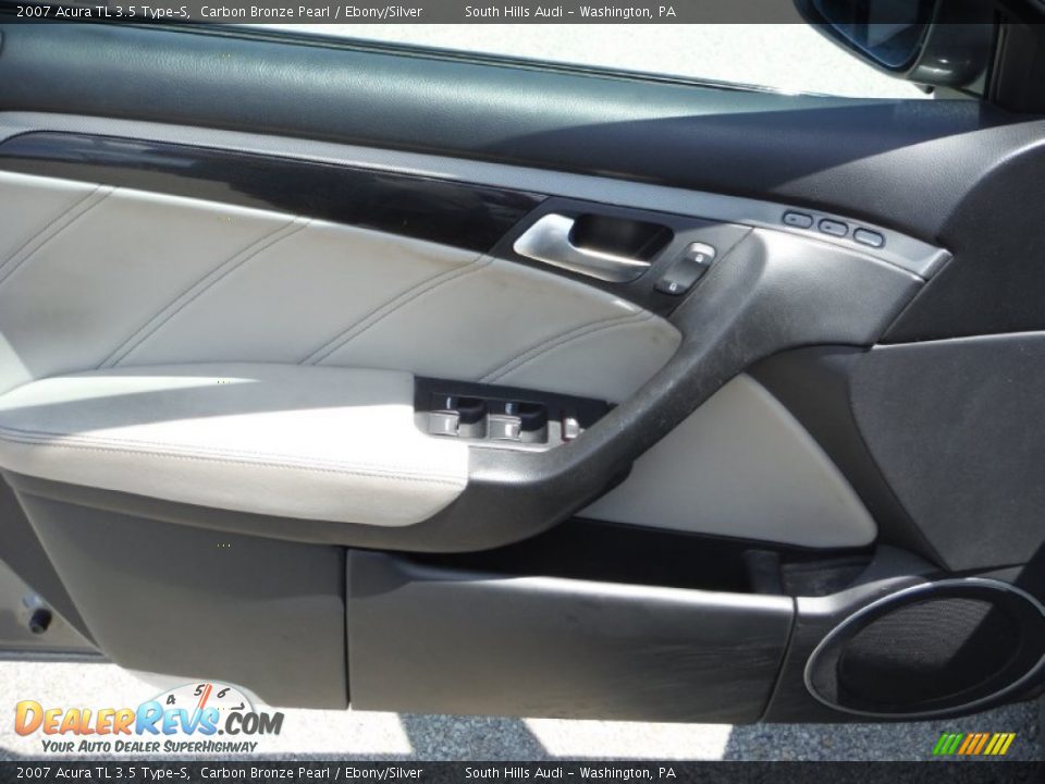 2007 Acura TL 3.5 Type-S Carbon Bronze Pearl / Ebony/Silver Photo #16