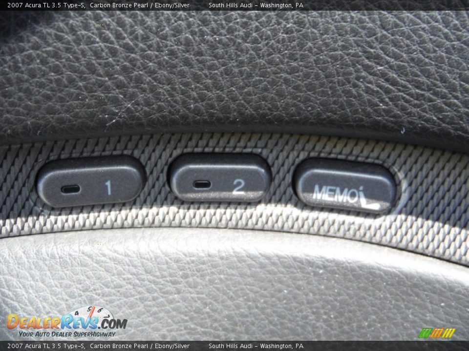 2007 Acura TL 3.5 Type-S Carbon Bronze Pearl / Ebony/Silver Photo #17