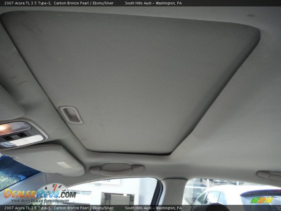 2007 Acura TL 3.5 Type-S Carbon Bronze Pearl / Ebony/Silver Photo #21