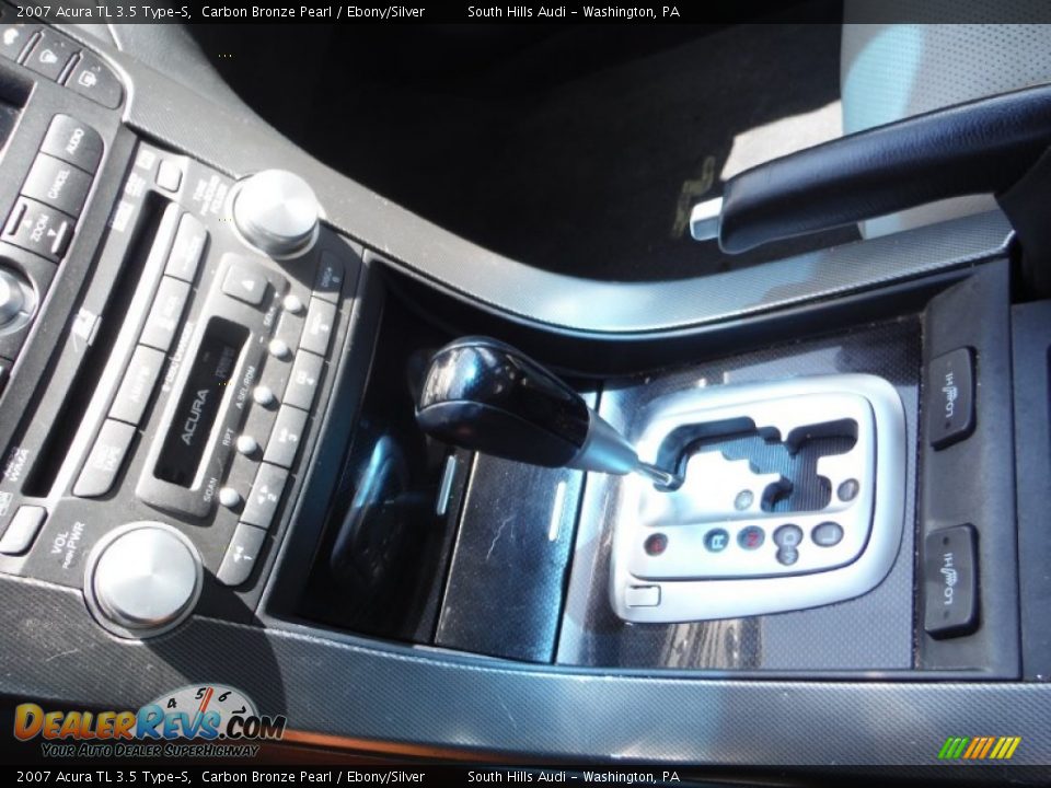 2007 Acura TL 3.5 Type-S Carbon Bronze Pearl / Ebony/Silver Photo #22