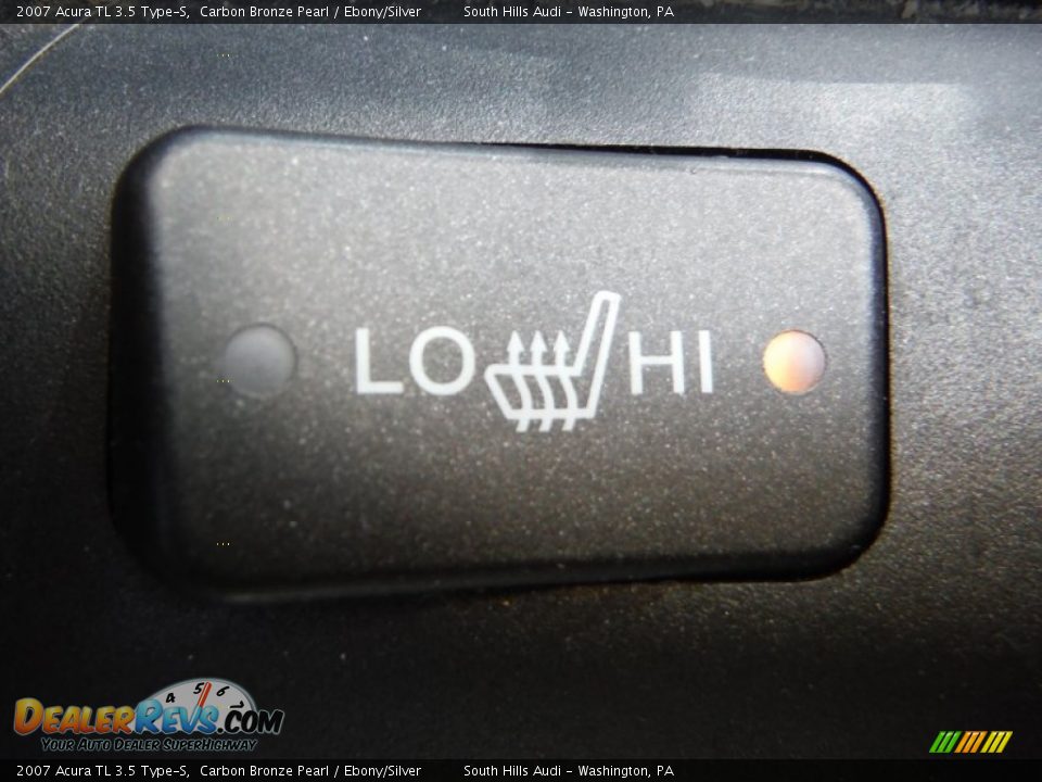 2007 Acura TL 3.5 Type-S Carbon Bronze Pearl / Ebony/Silver Photo #23