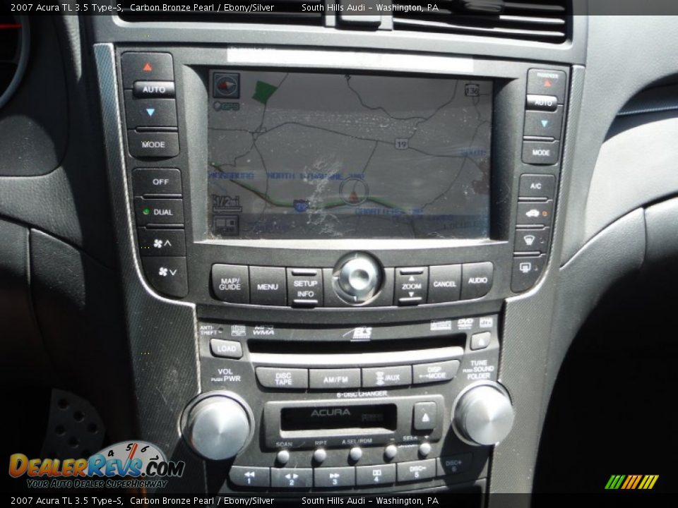 2007 Acura TL 3.5 Type-S Carbon Bronze Pearl / Ebony/Silver Photo #24