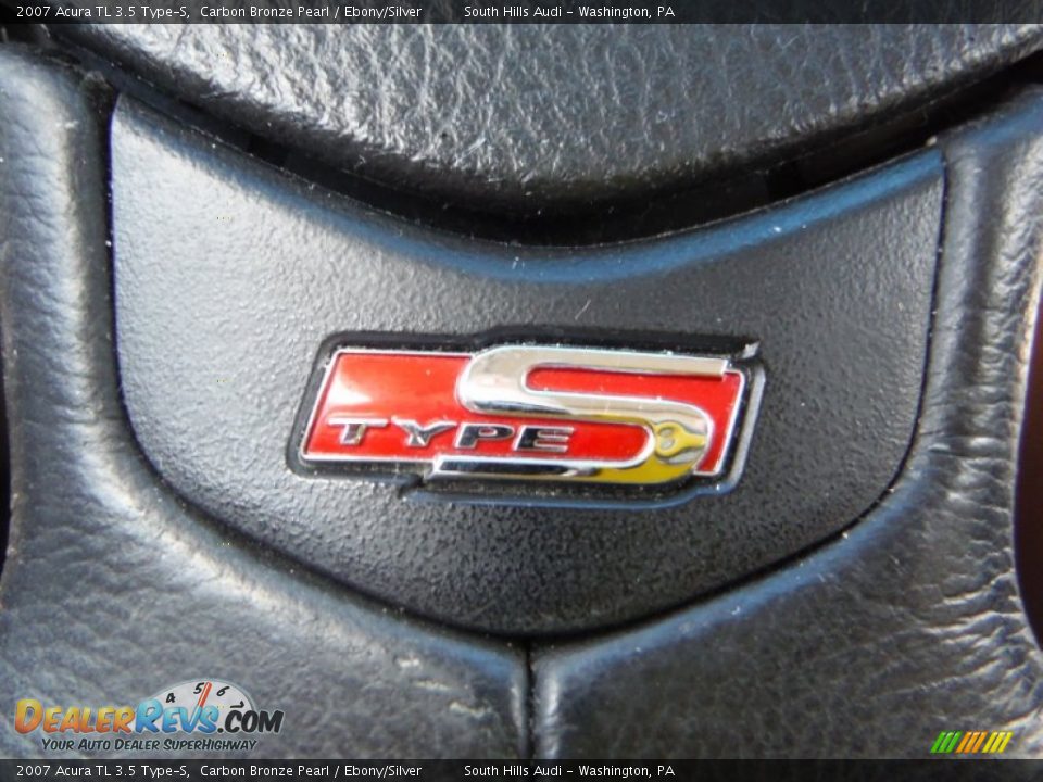 2007 Acura TL 3.5 Type-S Carbon Bronze Pearl / Ebony/Silver Photo #27