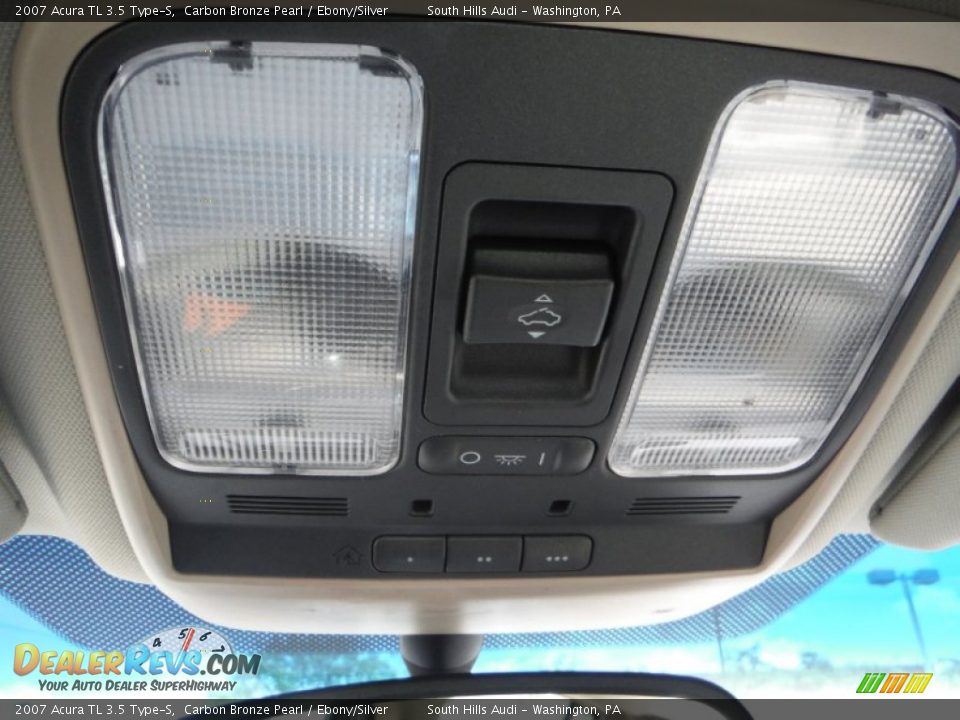2007 Acura TL 3.5 Type-S Carbon Bronze Pearl / Ebony/Silver Photo #28