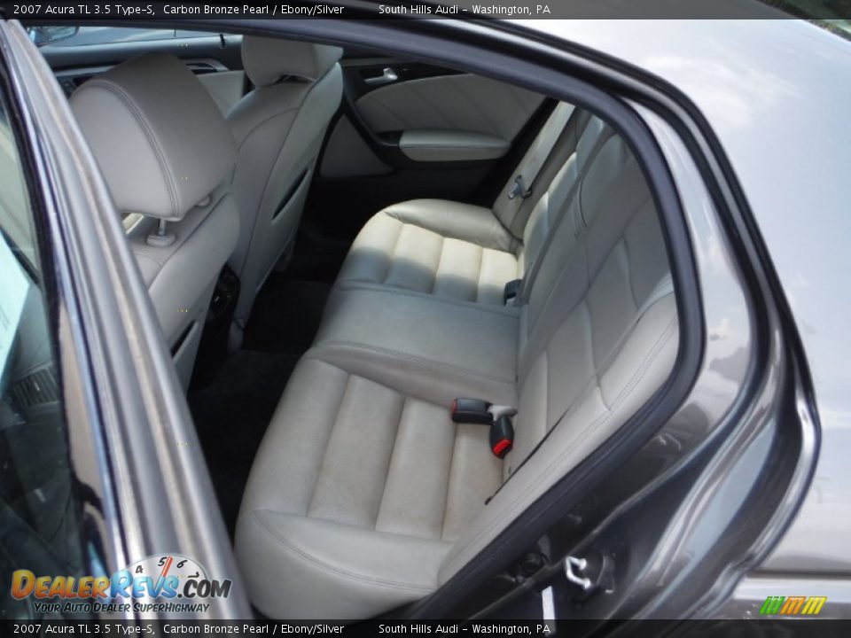 2007 Acura TL 3.5 Type-S Carbon Bronze Pearl / Ebony/Silver Photo #29
