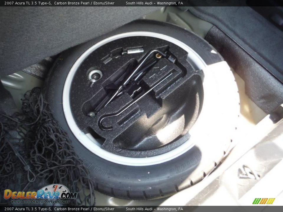 2007 Acura TL 3.5 Type-S Carbon Bronze Pearl / Ebony/Silver Photo #31
