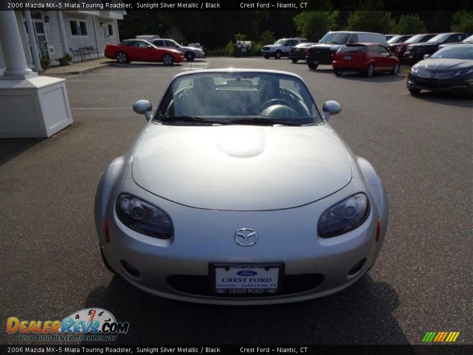 2006 Mazda MX-5 Miata Touring Roadster Sunlight Silver Metallic / Black Photo #2