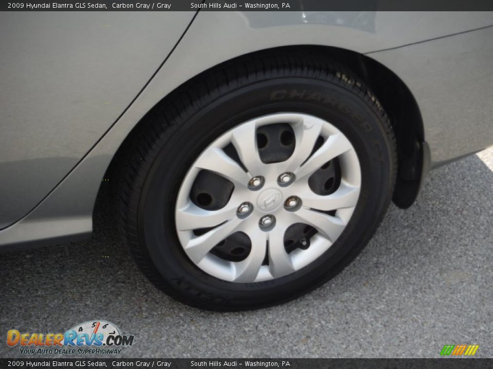 2009 Hyundai Elantra GLS Sedan Carbon Gray / Gray Photo #3