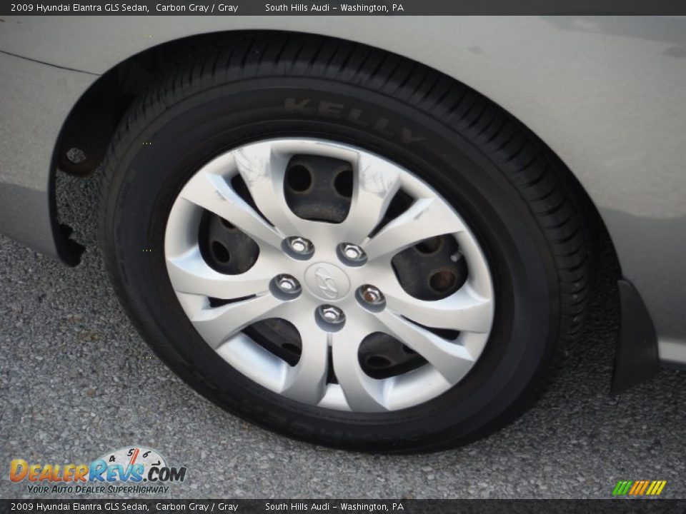 2009 Hyundai Elantra GLS Sedan Carbon Gray / Gray Photo #4