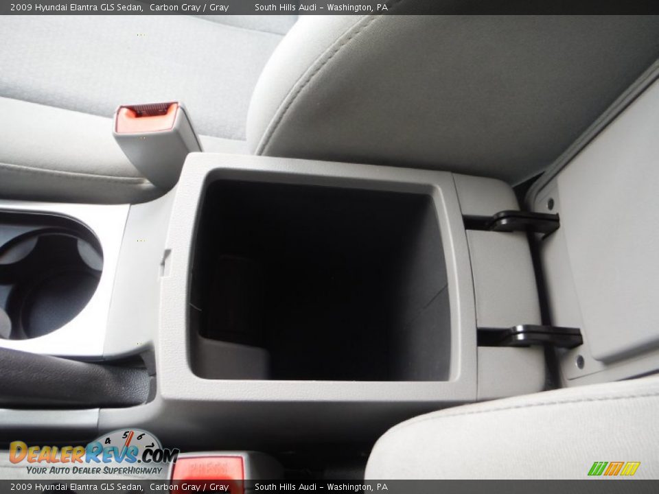 2009 Hyundai Elantra GLS Sedan Carbon Gray / Gray Photo #24