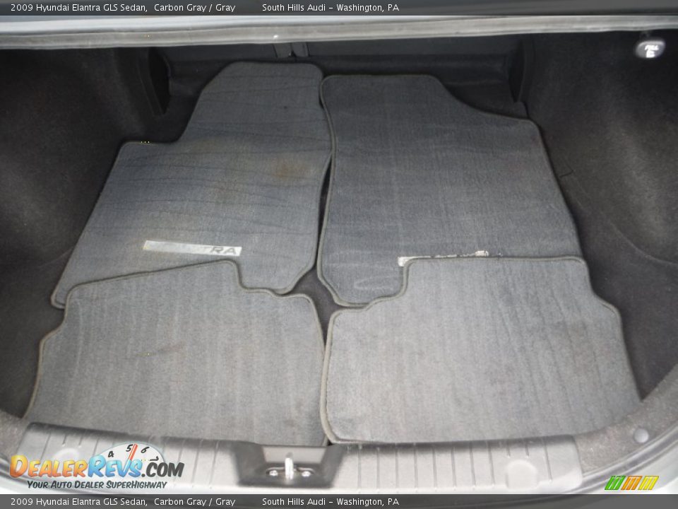 2009 Hyundai Elantra GLS Sedan Carbon Gray / Gray Photo #34
