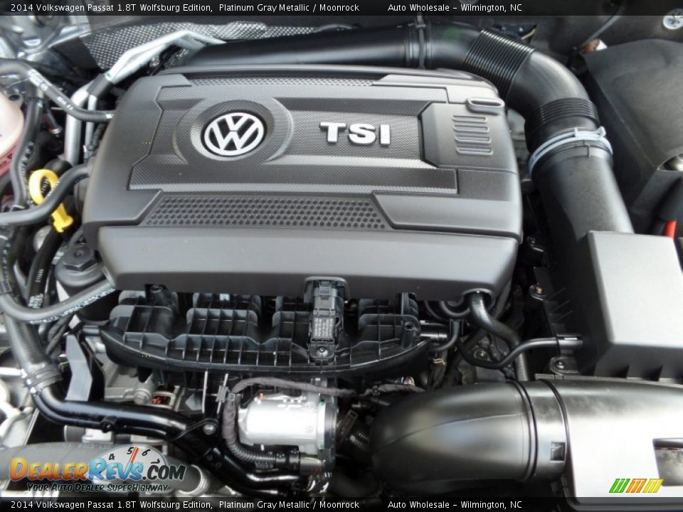 2014 Volkswagen Passat 1.8T Wolfsburg Edition Platinum Gray Metallic / Moonrock Photo #6