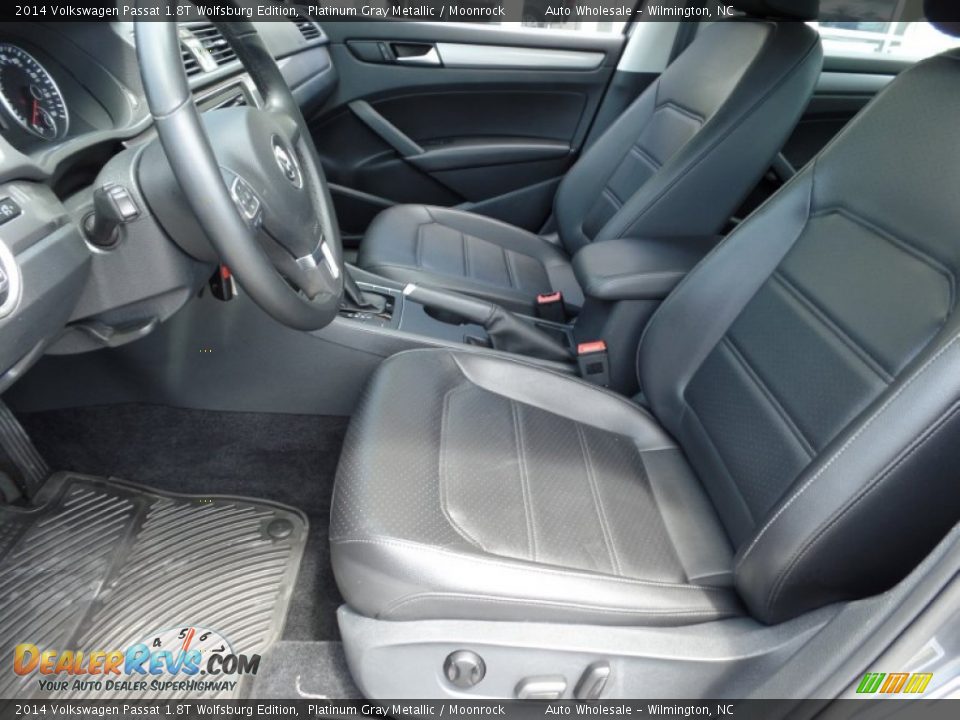 2014 Volkswagen Passat 1.8T Wolfsburg Edition Platinum Gray Metallic / Moonrock Photo #11