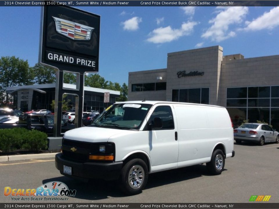 2014 Chevrolet Express 1500 Cargo WT Summit White / Medium Pewter Photo #1