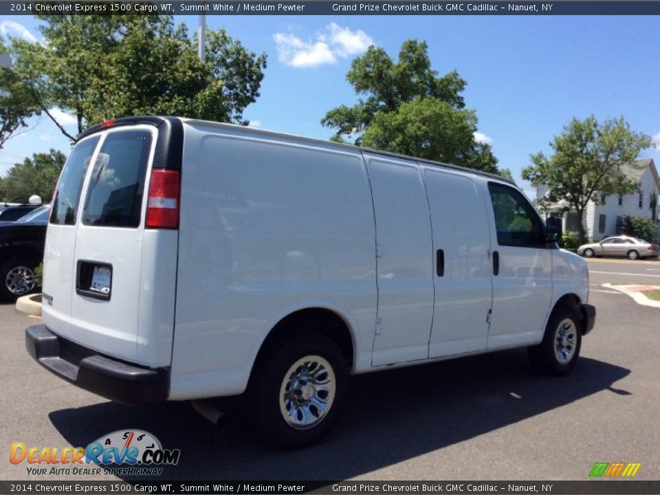 2014 Chevrolet Express 1500 Cargo WT Summit White / Medium Pewter Photo #5