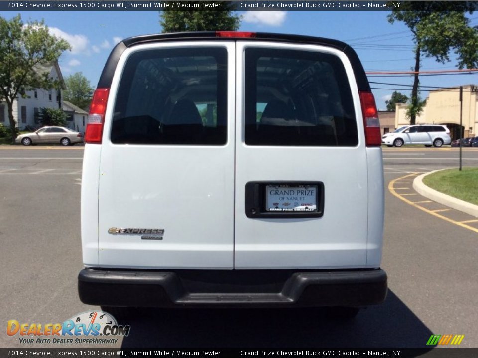 2014 Chevrolet Express 1500 Cargo WT Summit White / Medium Pewter Photo #6