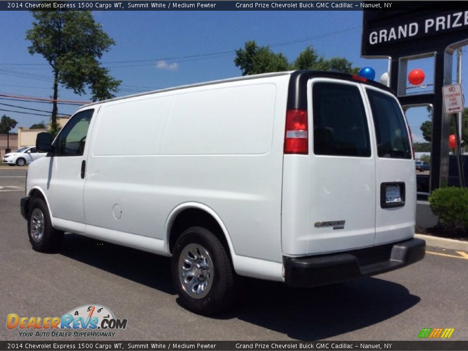 2014 Chevrolet Express 1500 Cargo WT Summit White / Medium Pewter Photo #7