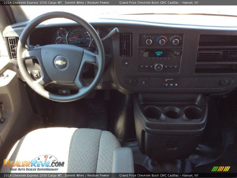 2014 Chevrolet Express 1500 Cargo WT Summit White / Medium Pewter Photo #10