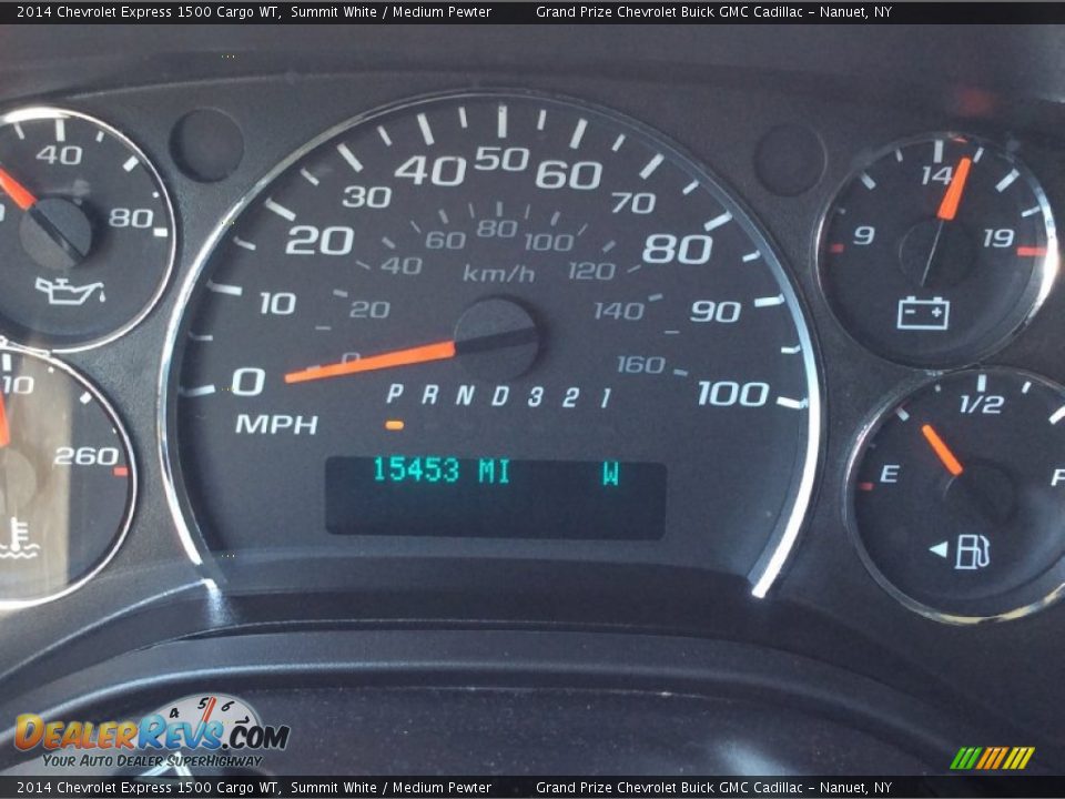 2014 Chevrolet Express 1500 Cargo WT Summit White / Medium Pewter Photo #13