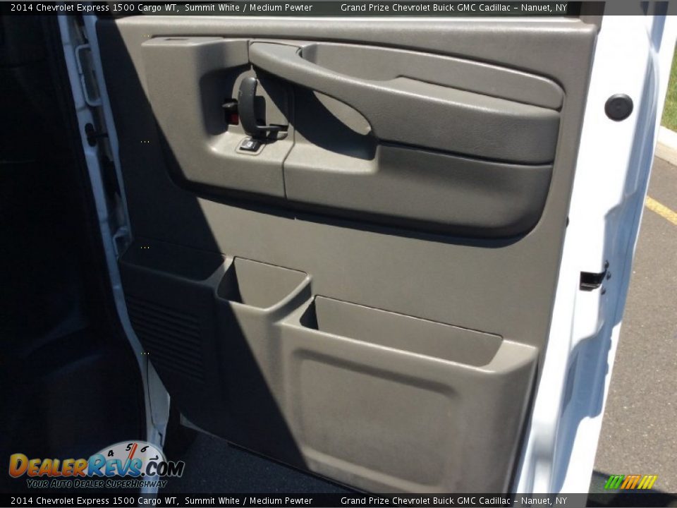 2014 Chevrolet Express 1500 Cargo WT Summit White / Medium Pewter Photo #14