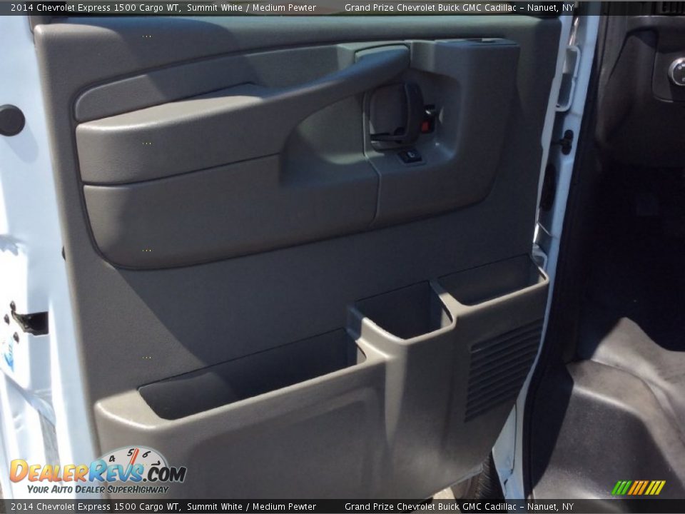 2014 Chevrolet Express 1500 Cargo WT Summit White / Medium Pewter Photo #16