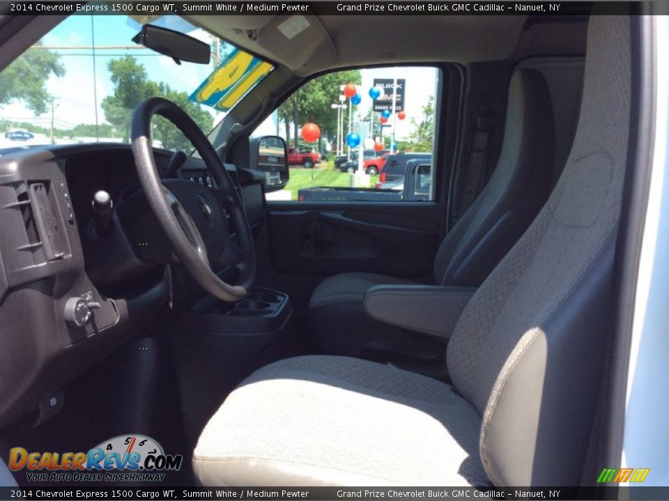 2014 Chevrolet Express 1500 Cargo WT Summit White / Medium Pewter Photo #17