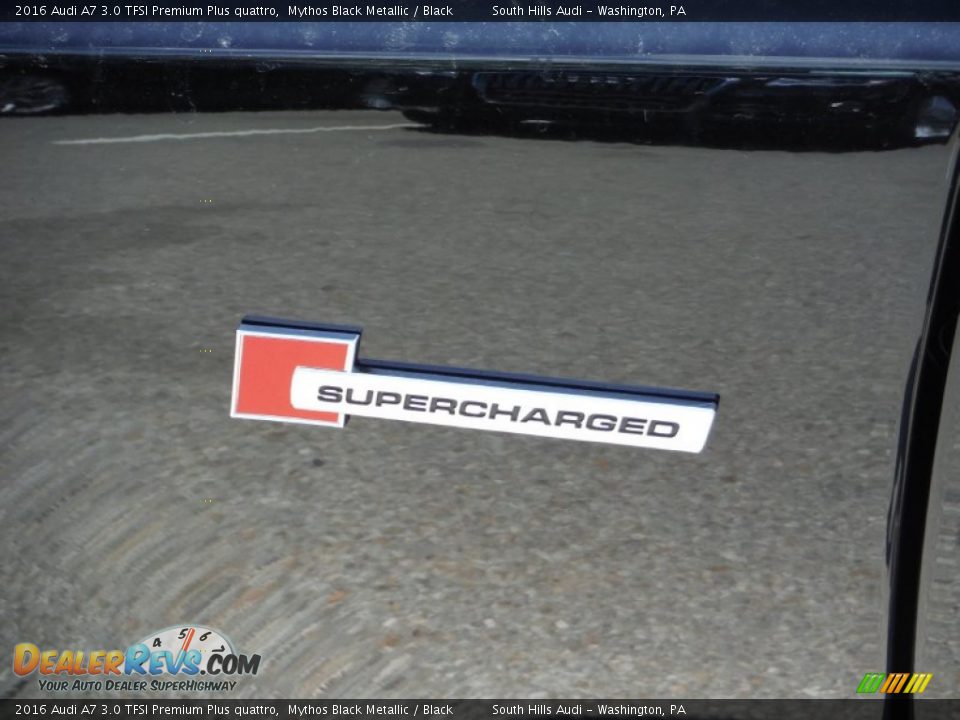 2016 Audi A7 3.0 TFSI Premium Plus quattro Mythos Black Metallic / Black Photo #5