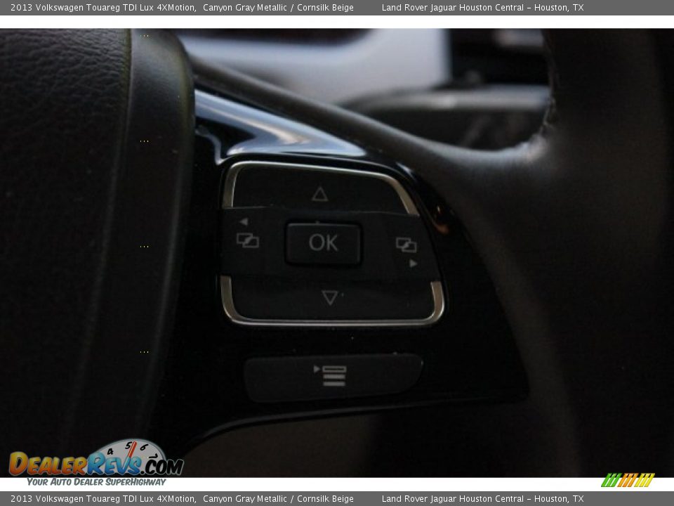 2013 Volkswagen Touareg TDI Lux 4XMotion Canyon Gray Metallic / Cornsilk Beige Photo #17