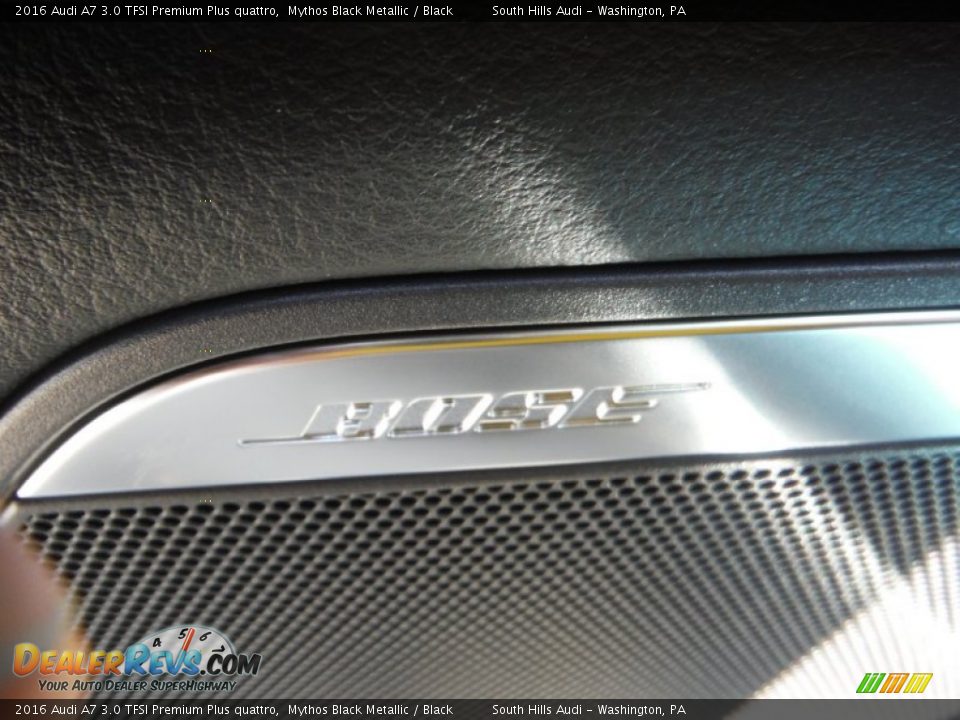 2016 Audi A7 3.0 TFSI Premium Plus quattro Mythos Black Metallic / Black Photo #19